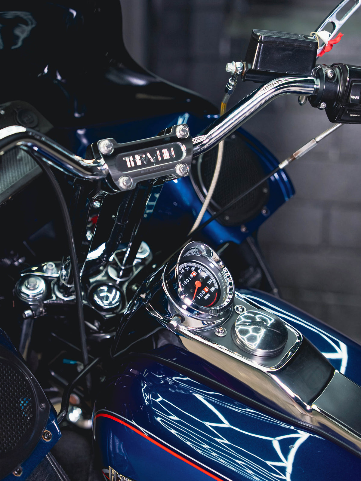 1993 FXR CONVERTIBLE SAPPHIRE BLUE
