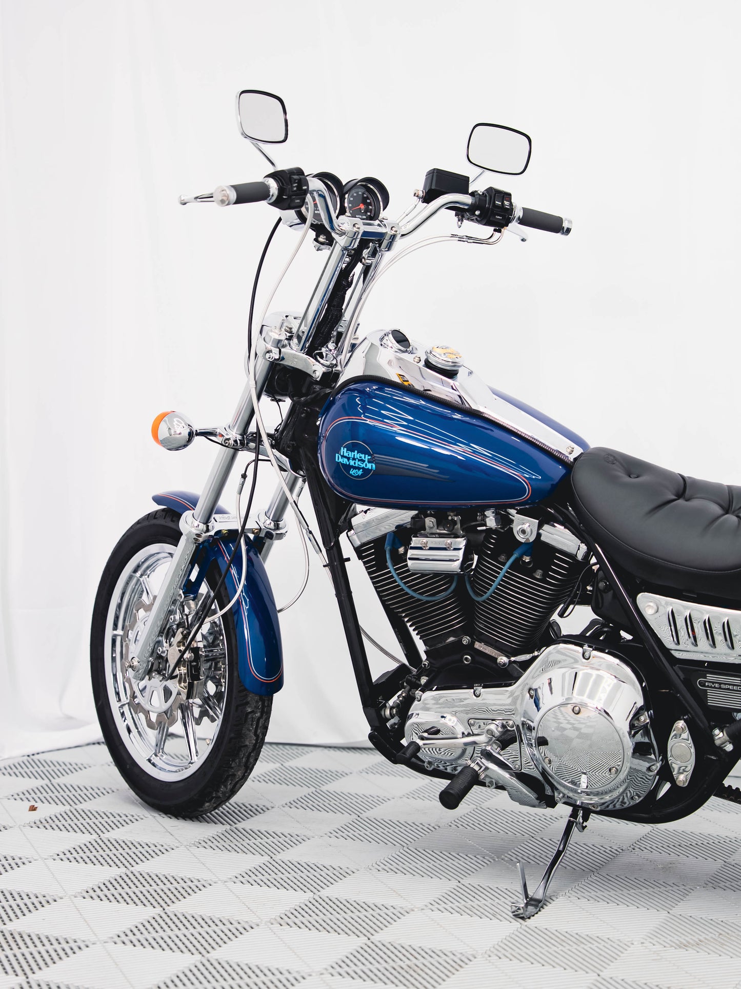 1991 FXR CANDY SAPPHIRE BLUE 11k MILES!