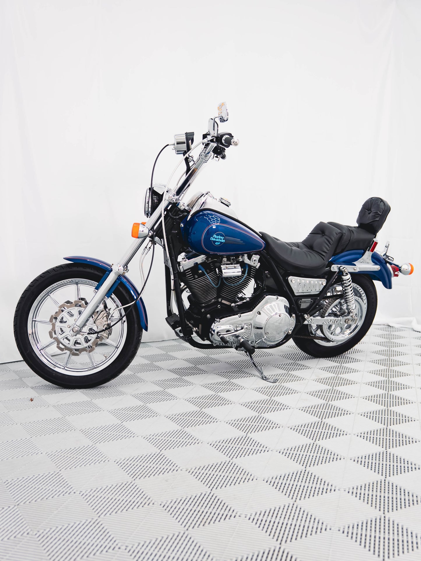 1991 FXR CANDY SAPPHIRE BLUE 11k MILES!