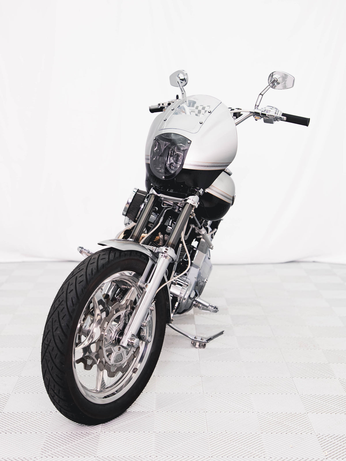 2003 FXDL 107" STROKER FRAME UP BUILD