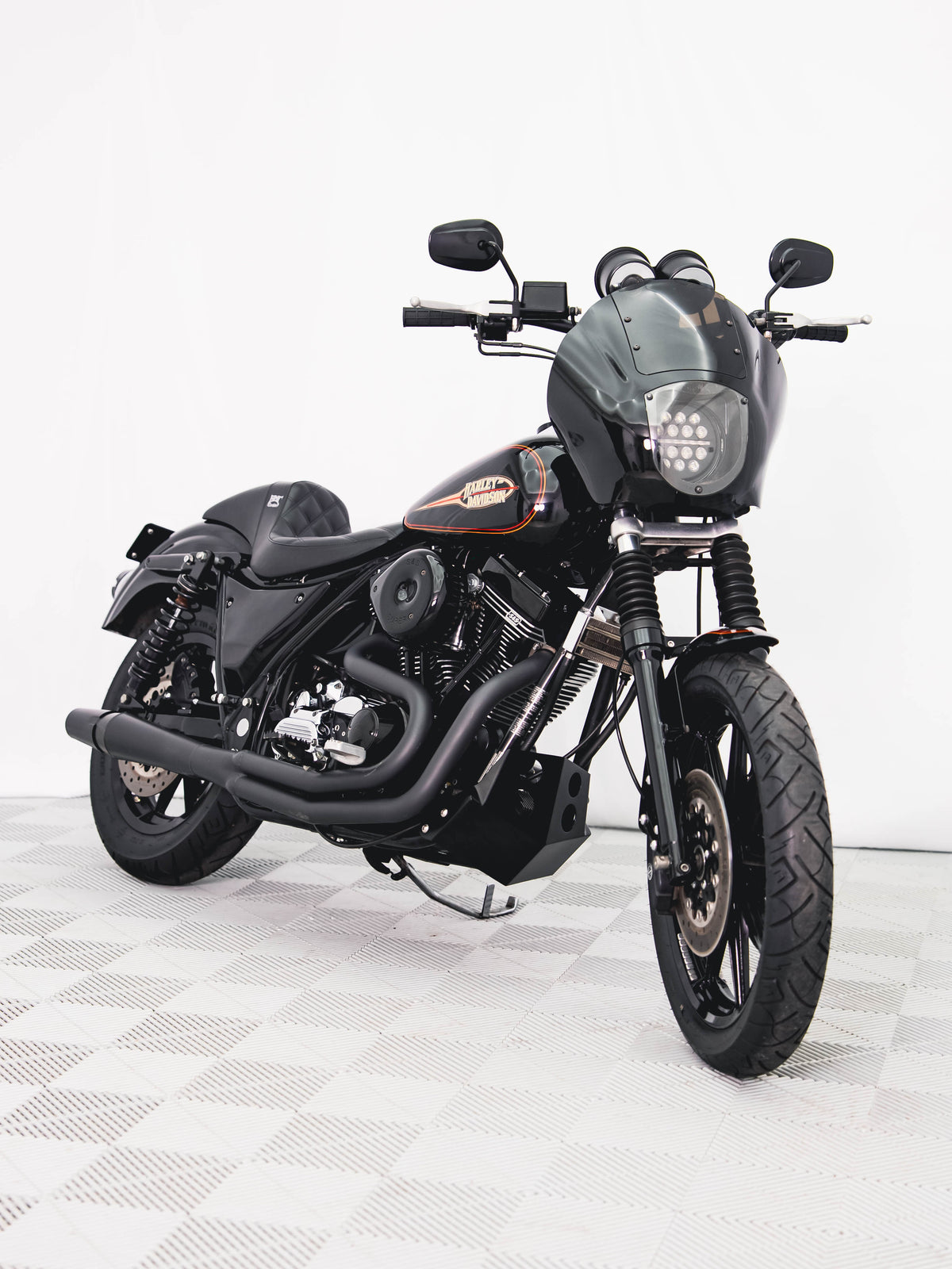 1993 FXR CONVERTIBLE S&S 124" BAKER 6