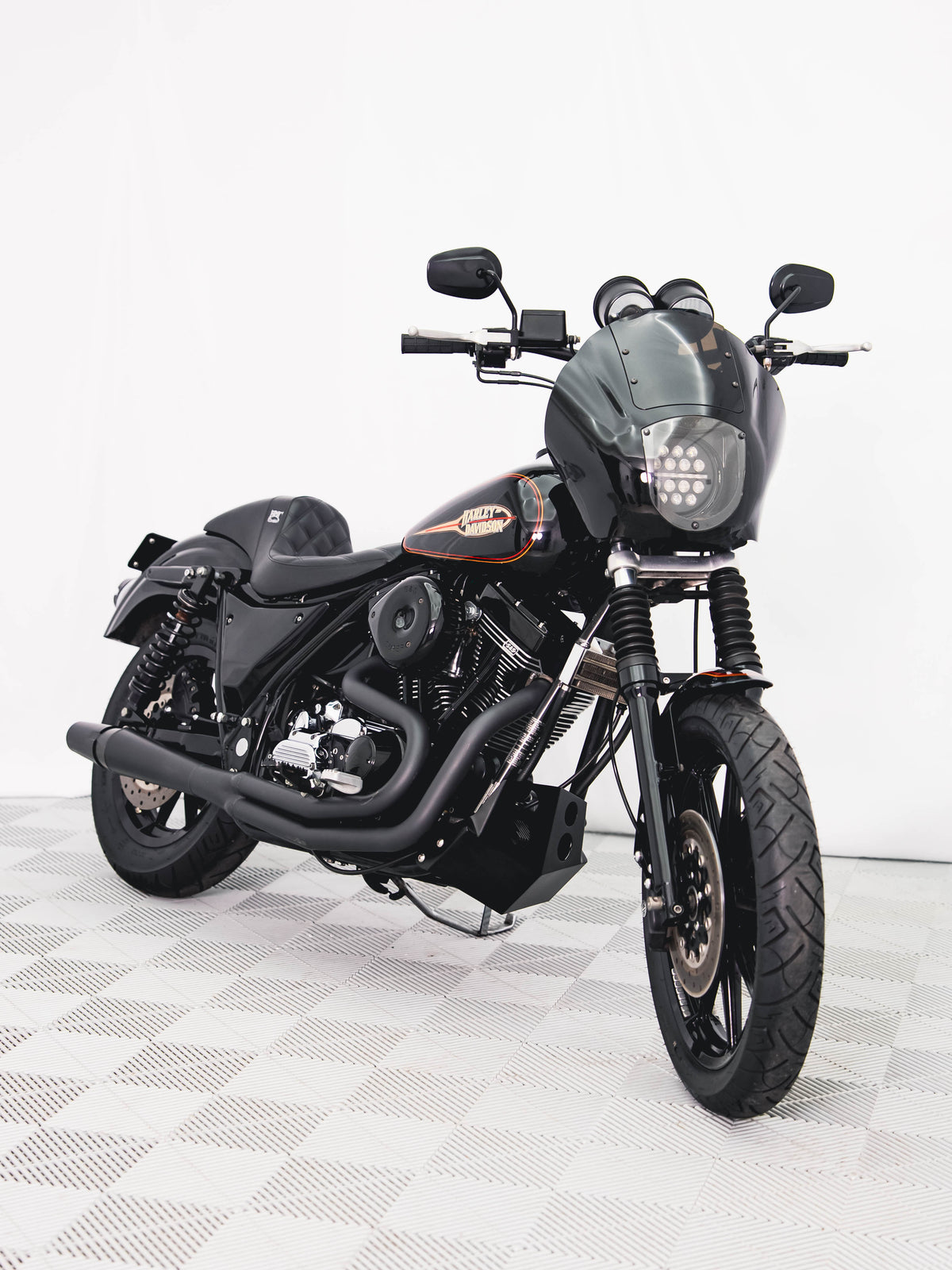 1993 FXR CONVERTIBLE S&S 124" BAKER 6