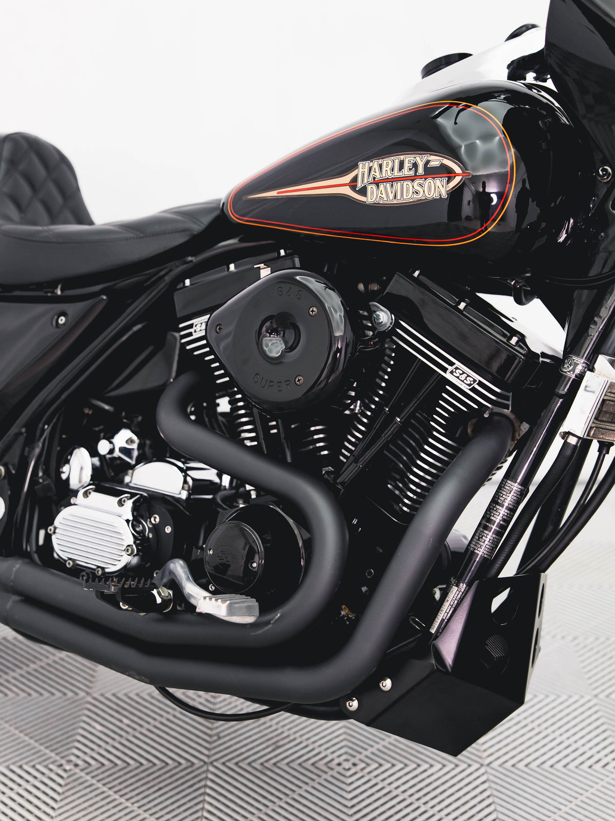 1993 FXR CONVERTIBLE S&S 124" BAKER 6