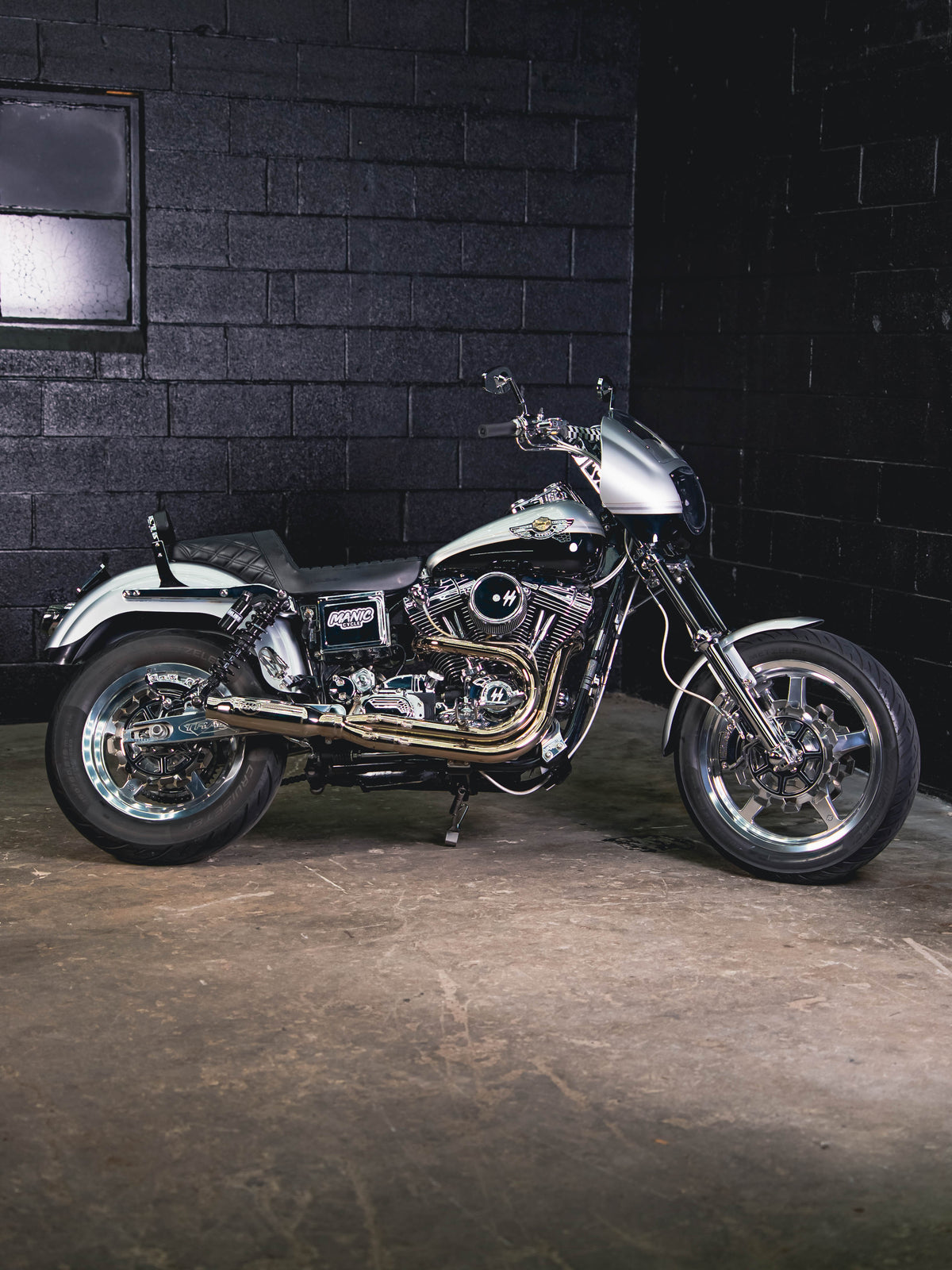 2003 FXDL 107" STROKER FRAME UP BUILD