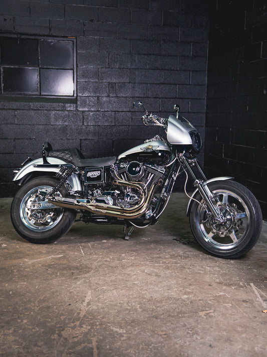2003 FXDL 107" STROKER FRAME UP BUILD