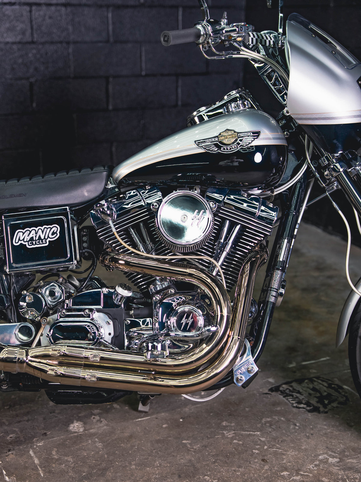 2003 FXDL 107" STROKER FRAME UP BUILD