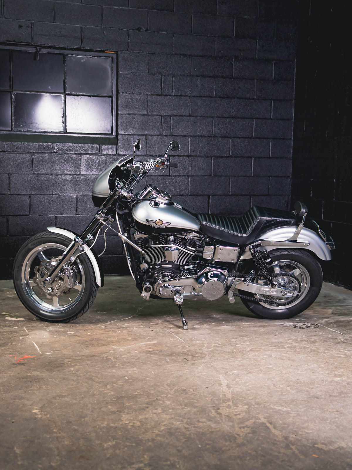 2003 FXDL 107" STROKER FRAME UP BUILD