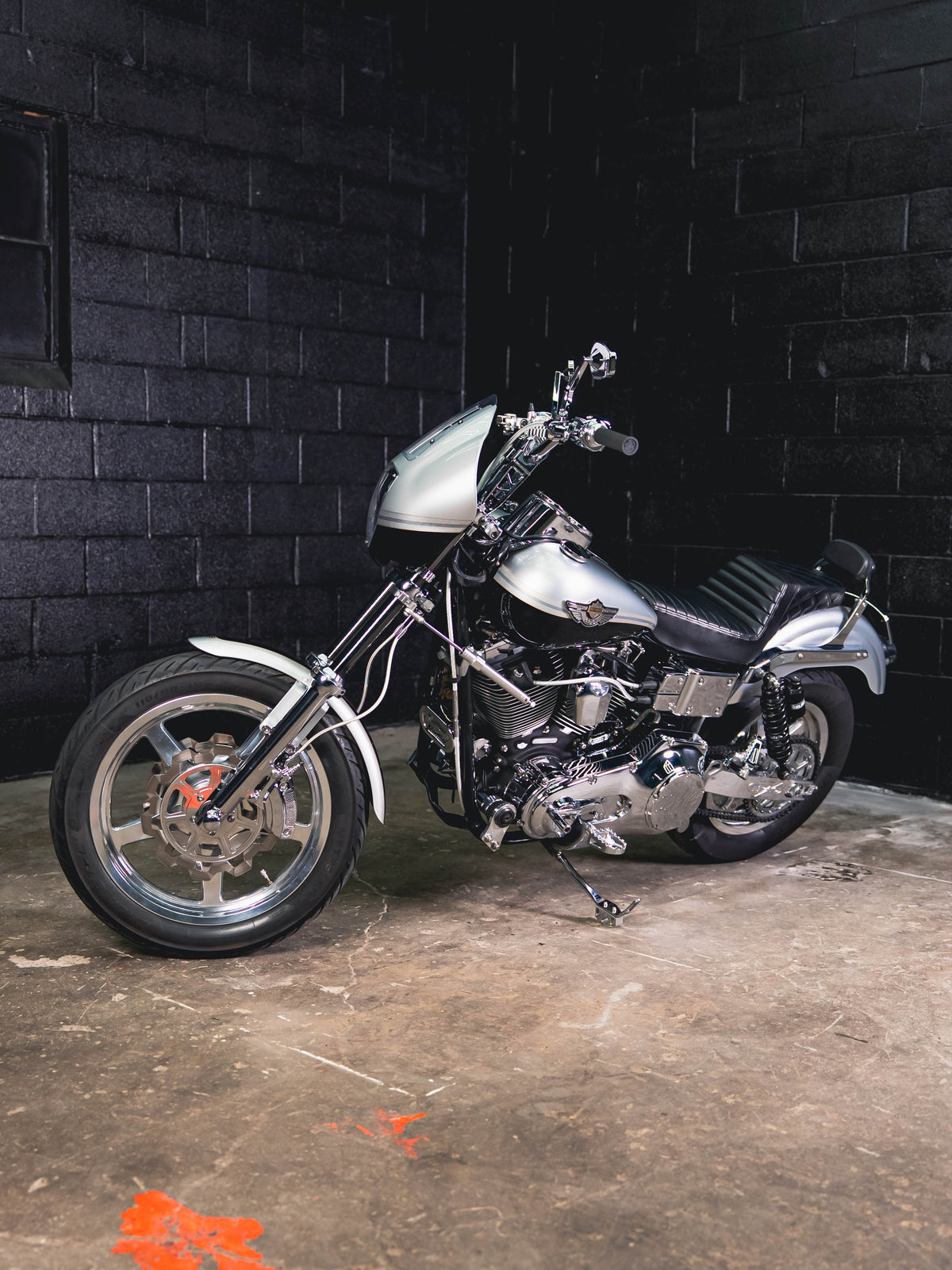 2003 FXDL 107" STROKER FRAME UP BUILD
