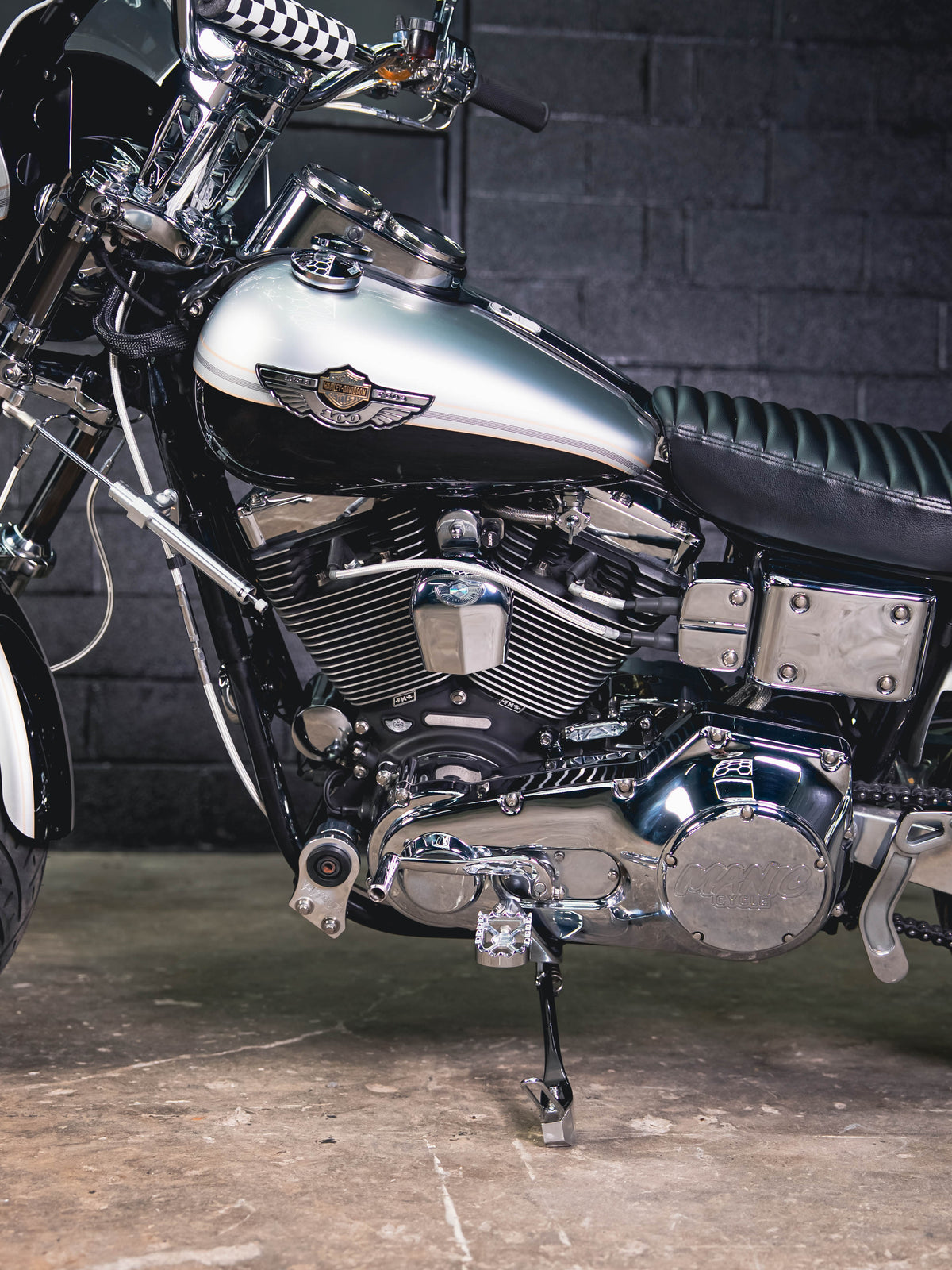 2003 FXDL 107" STROKER FRAME UP BUILD