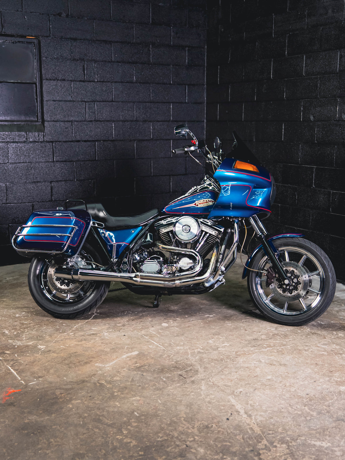 1993 FXR CONVERTIBLE SAPPHIRE BLUE