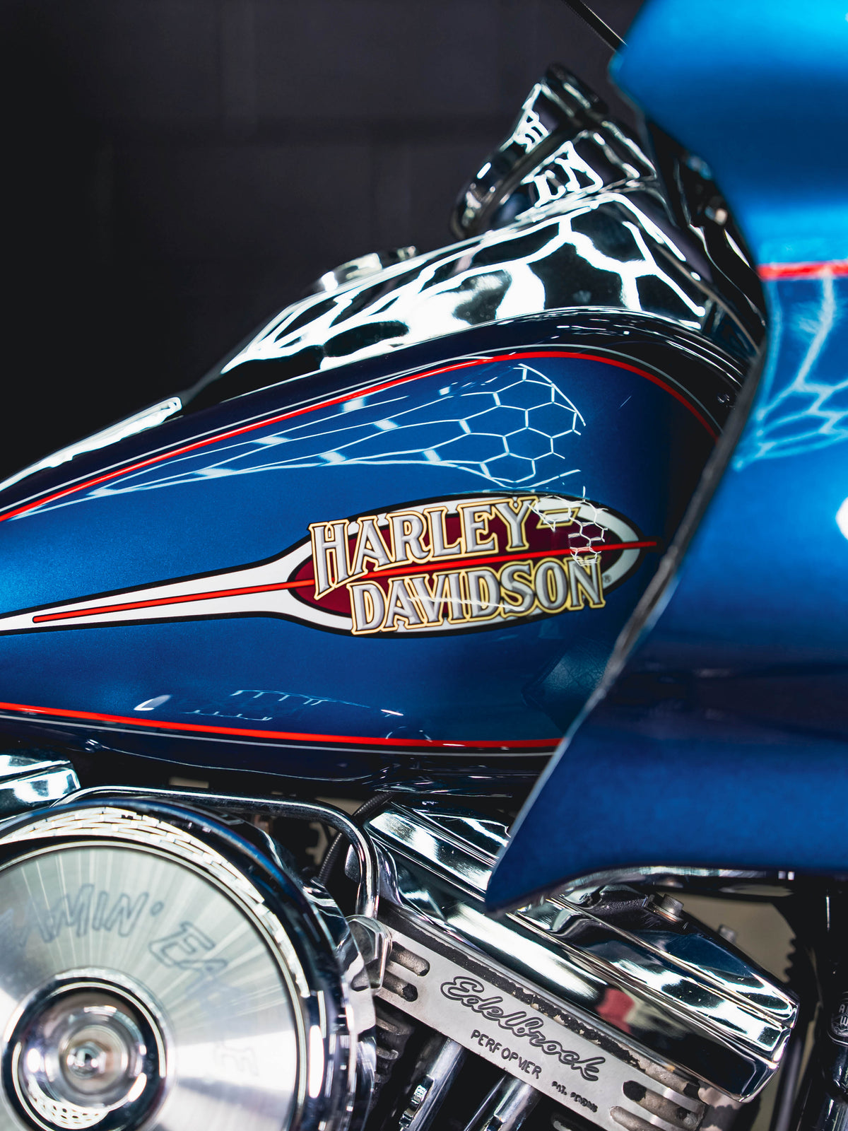 1993 FXR CONVERTIBLE SAPPHIRE BLUE