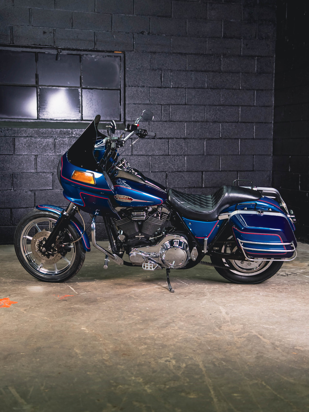 1993 FXR CONVERTIBLE SAPPHIRE BLUE