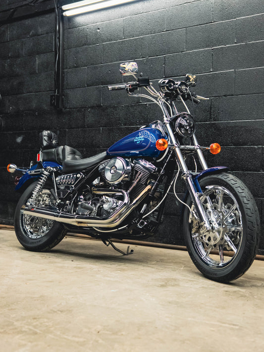 1991 FXR CANDY SAPPHIRE BLUE 11k MILES!