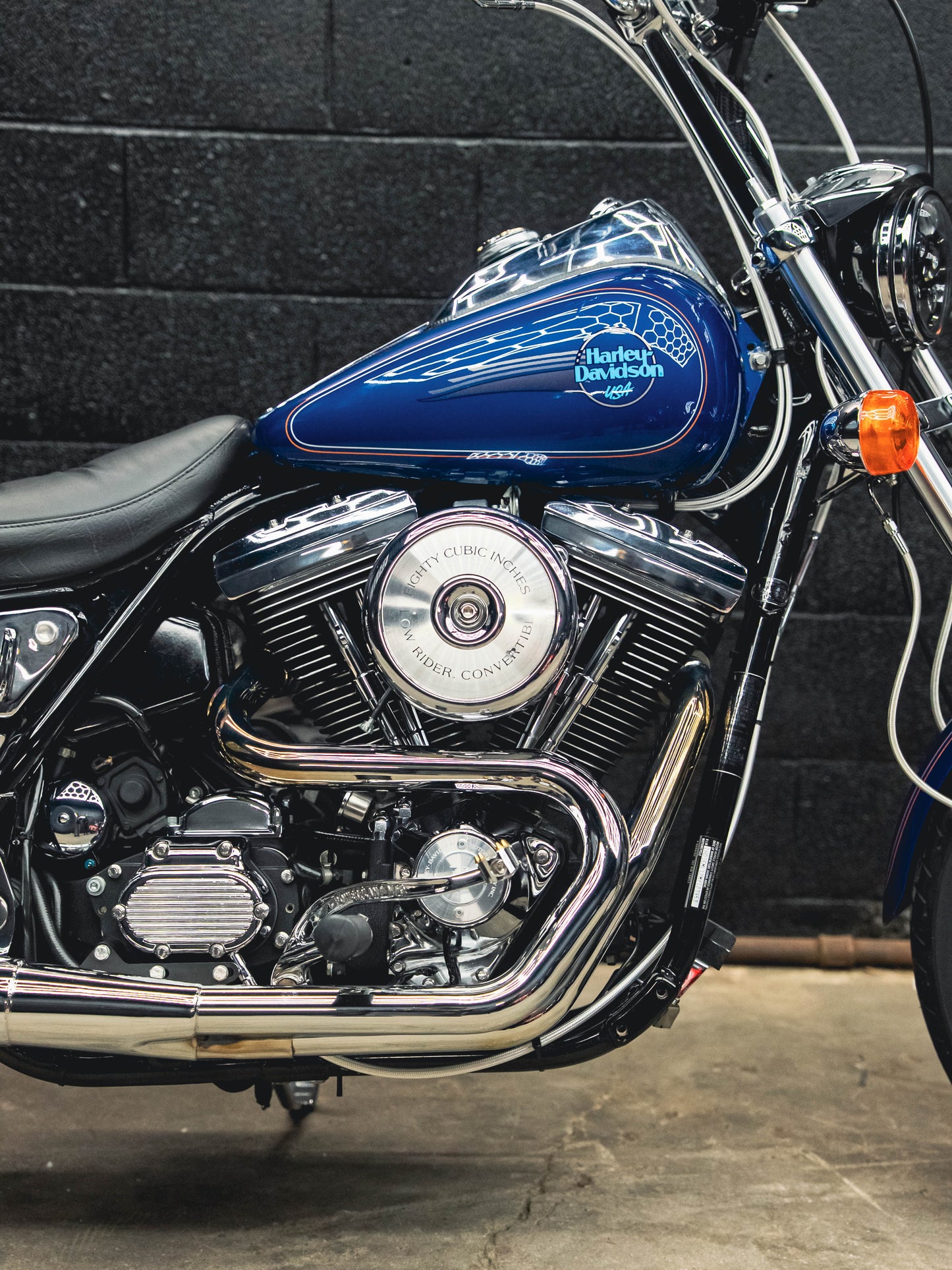 1991 FXR CANDY SAPPHIRE BLUE 11k MILES!