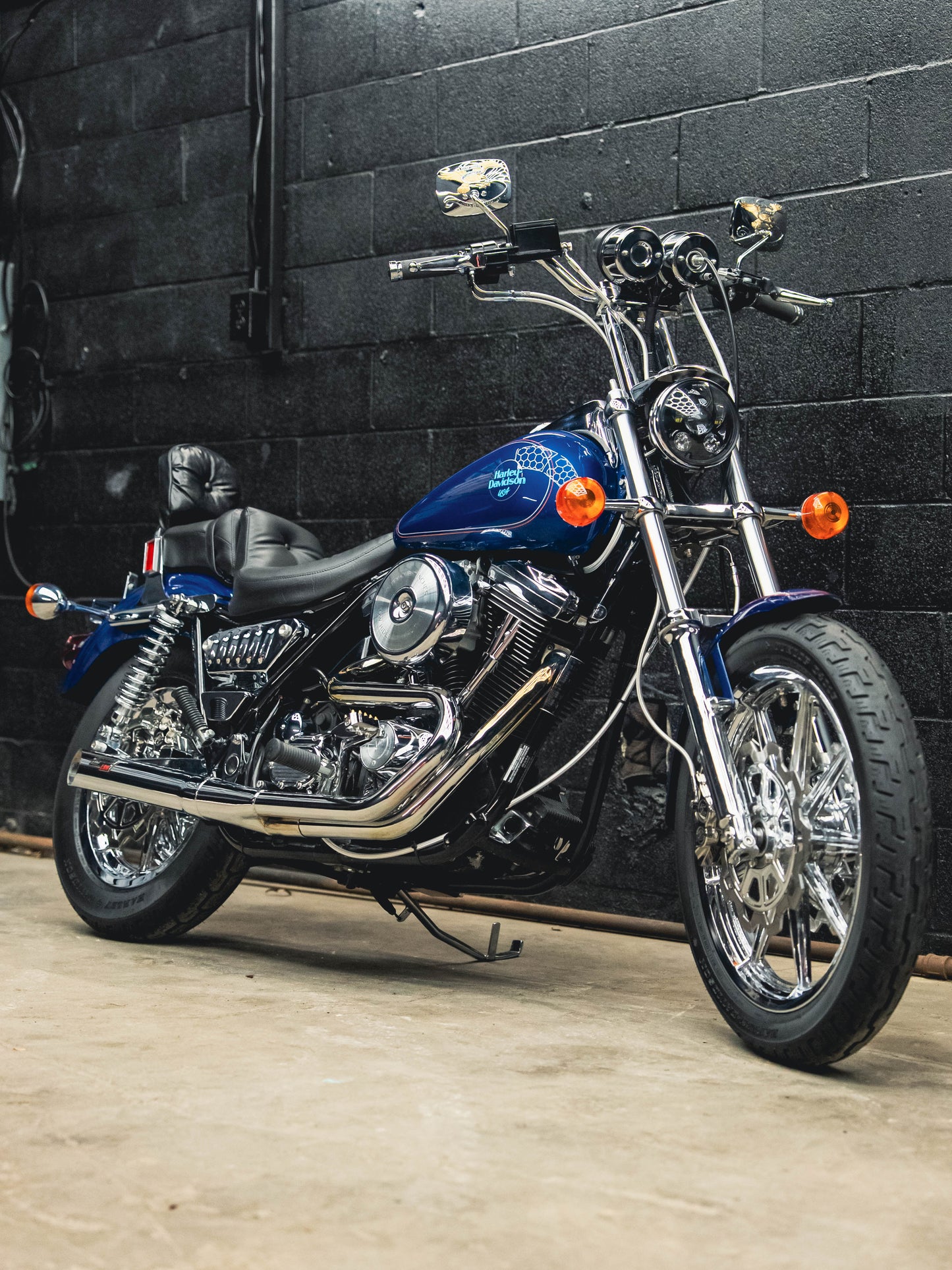 1991 FXR CANDY SAPPHIRE BLUE 11k MILES!