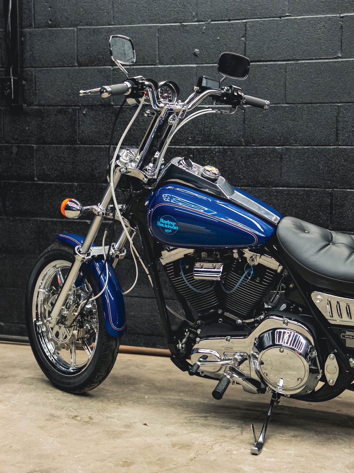 1991 FXR CANDY SAPPHIRE BLUE 11k MILES!