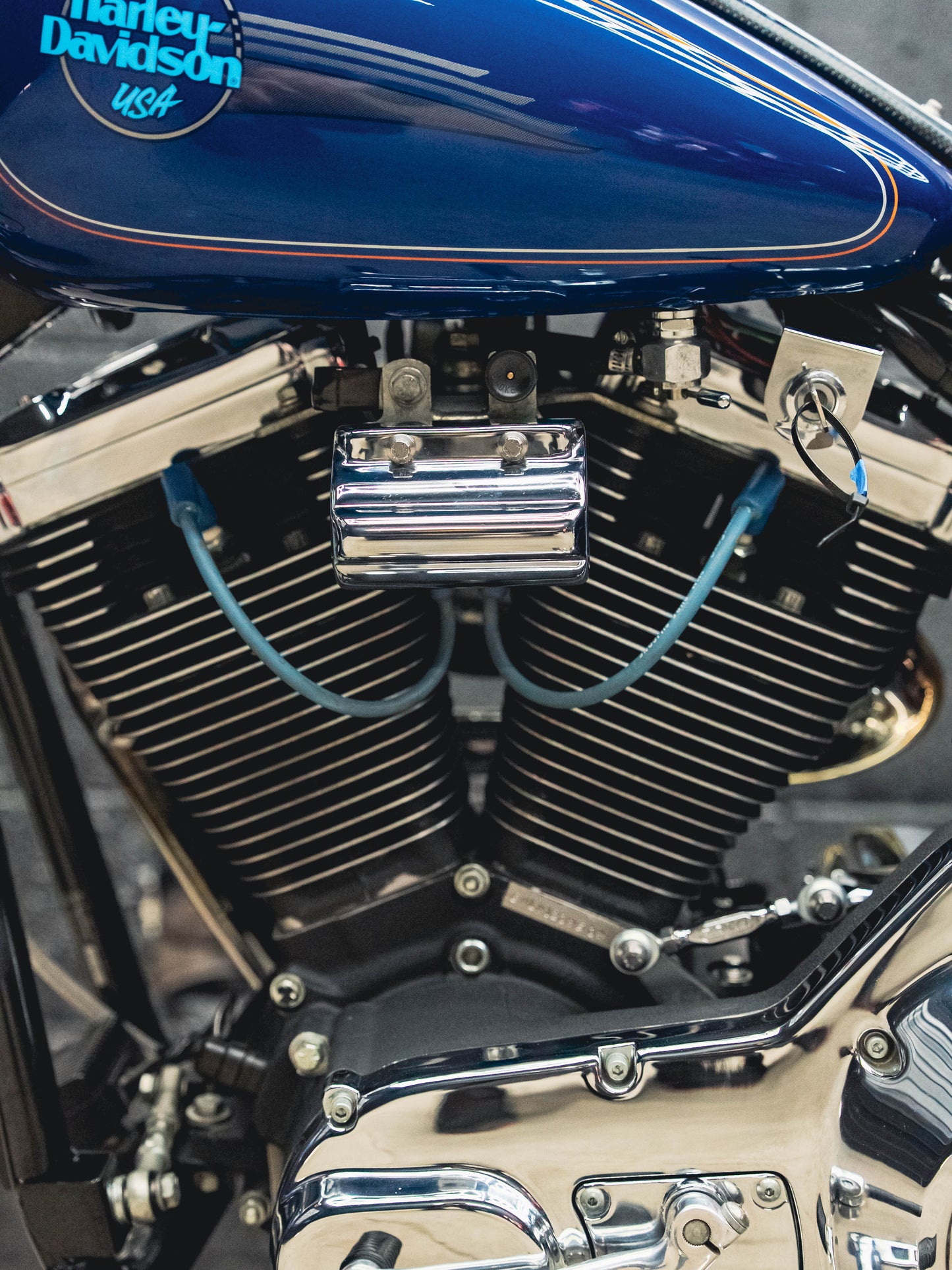 1991 FXR CANDY SAPPHIRE BLUE 11k MILES!