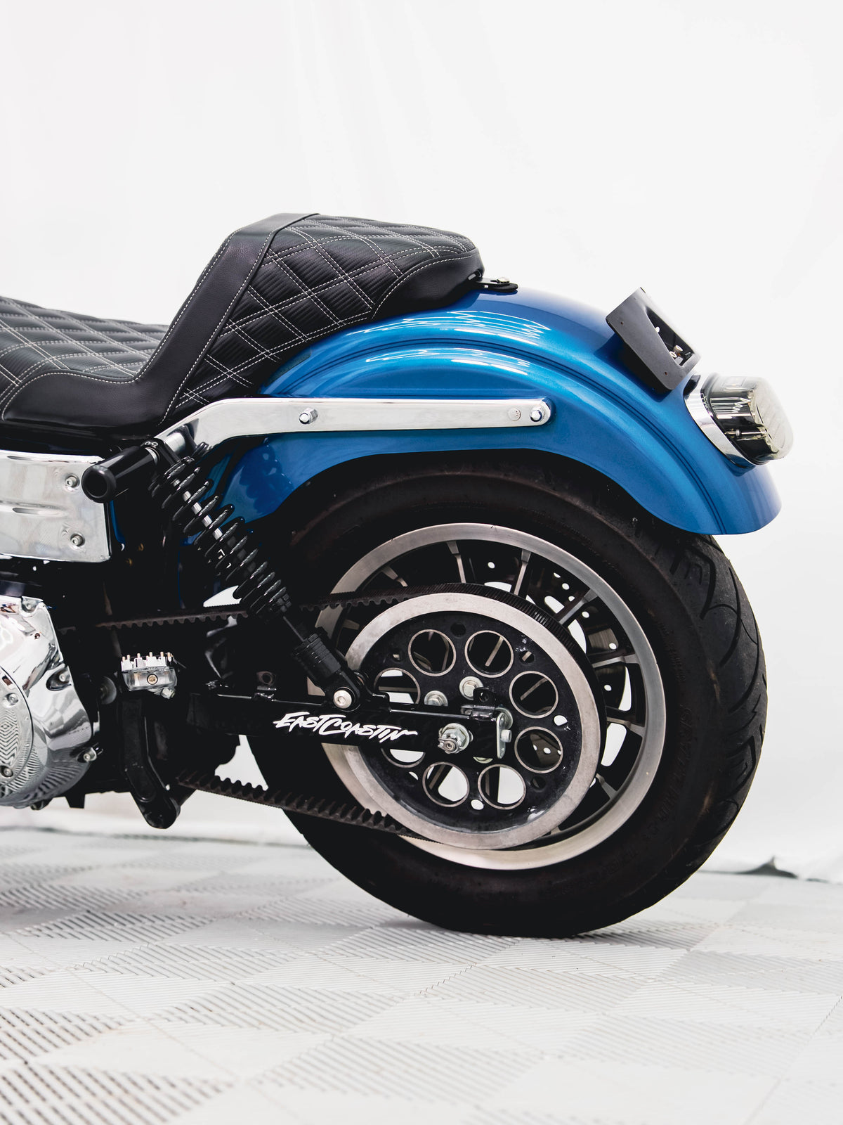 2005 FXDL CHOPPER BLUE PEARL 7K MILES