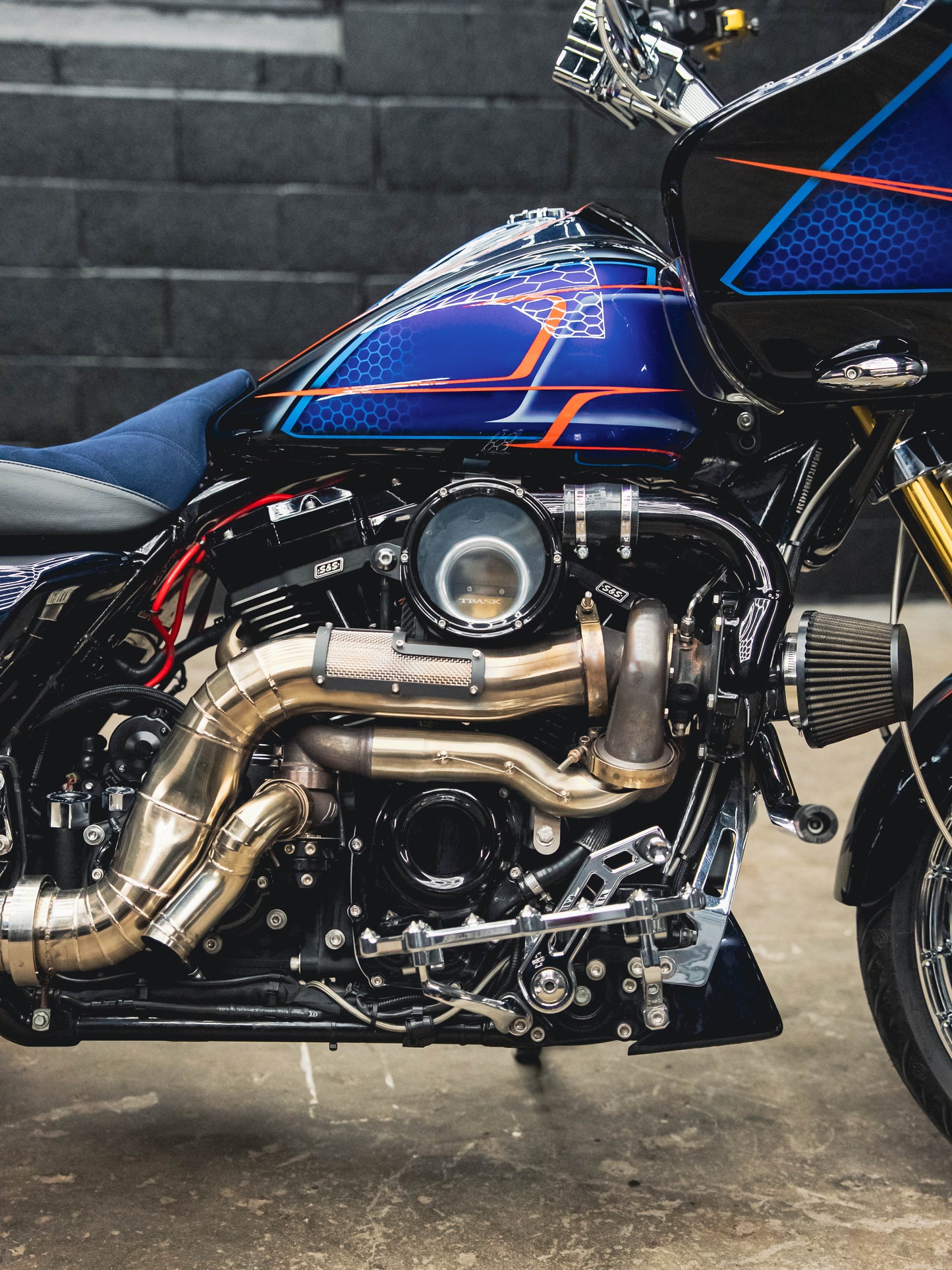2017 ROAD GLIDE 136" S&S TRASK TURBO