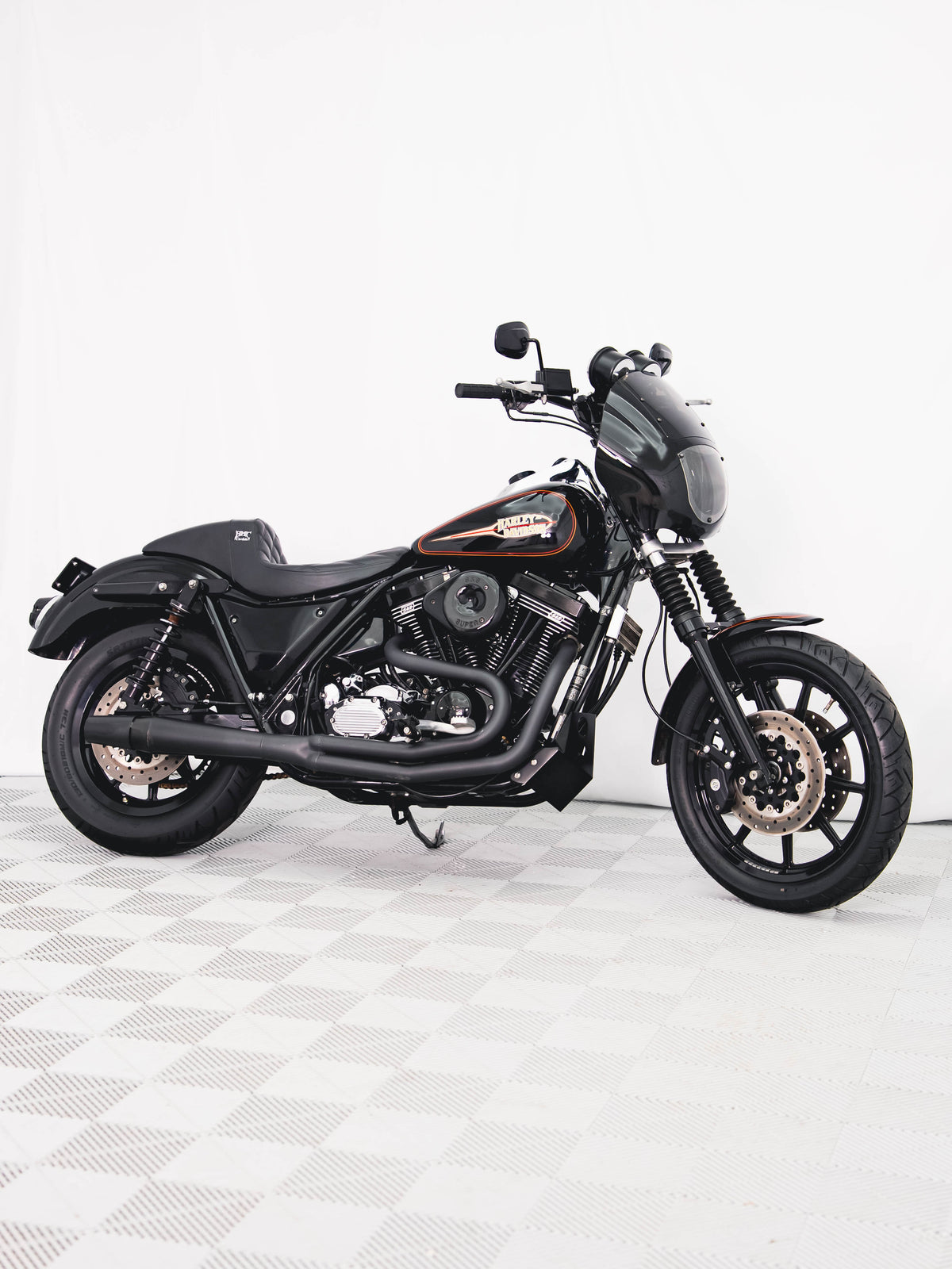 1993 FXR CONVERTIBLE S&S 124" BAKER 6