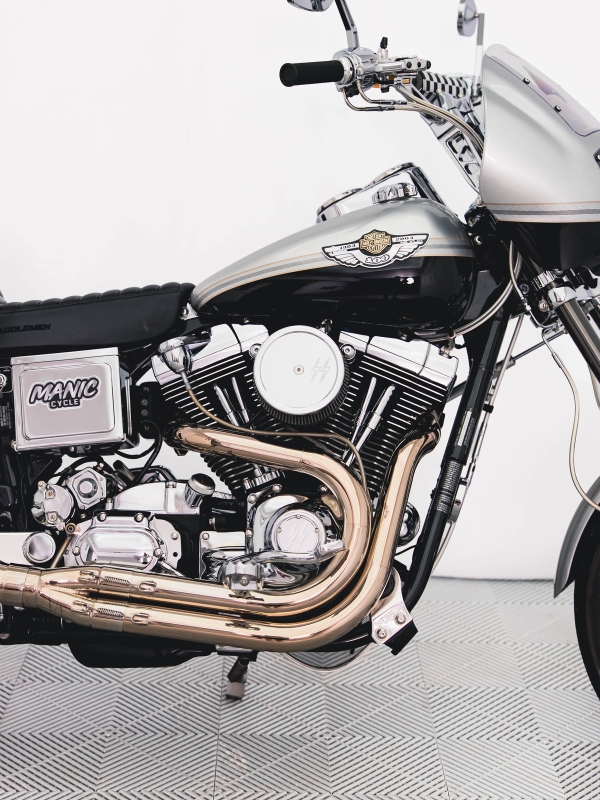 2003 FXDL 107" STROKER FRAME UP BUILD